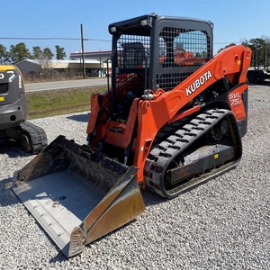 Minicargadora de orugas Kubota SVL75-3 usada, máquina compacta multifuncional hidráulica para trabajos de construcción y agricultura - Product Image 6