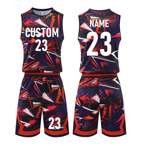 Uniforme de Baloncesto Transpirable para Hombre, Uniforme de Baloncesto Cómodo y Personalizado, Nuevo Uniforme de Baloncesto a la Moda para Hombre - Product Image 1