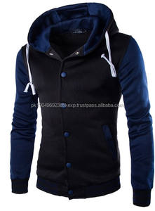 Sweat à capuche grande taille de haute qualité avec coutures contrastées Échantillon gratuit Sweat à capuche tricoté anti-rétrécissement en gros Motif solide - Product Image 5