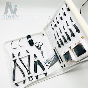 Kit de alicates para extensiones de cabello personalizados de alta calidad, microcuentas y plasma de acero inoxidable de grado quirúrgico negro para extensiones de cabello - Product Image 3