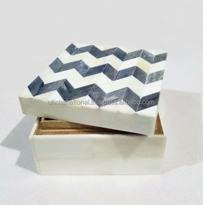 Boîte à incrustation d'os de qualité supérieure, présentoir fait à la main, de couleur naturelle et vernis, articles pour la maison, nouveau design - Product Image 6