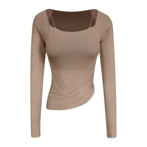 Best Selling Women's High Quality Sexy Transparent <b>Mesh</b> <b>Tops</b> Breathable Design for Running and Yoga - Product Image 6