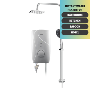 ALPHA-Calentador de agua instantáneo sin tanque eléctrico, pantalla LED, agua caliente ilimitada, sin bomba, ahorro de energía, para el hogar y el hotel - Product Image 1