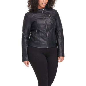 Top Quality Lady Leather Jacket Customized Logo Best Selling Outdoor Women Leather Jacket for Adult - Product Image 1