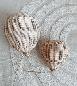 Boho Rattan Balloons <b>Wall</b> <b>Decor</b> Wholesale Wicker Kids <b>Nursery</b> <b>Decor</b> Cheap Price Rattan Baby Products Made in Vietnam - Product Image 1