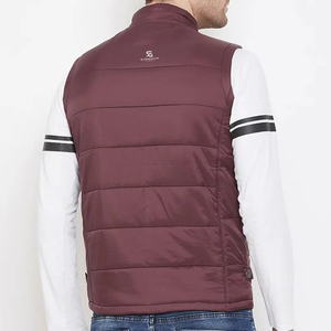 OEM Men's Casual Puffer Vest Sleeveless Nylon Lightweight Winter Warm <b>Quilted</b> Waterproof Breathable Outdoor <b>Waistcoat</b> 2026 - Product Image 5