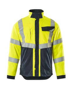 <b>Reflective</b> <b>Men</b> Softshell Safety <b>Jacket</b> Waterproof Windproof Outdoor Apparel - Product Image 5