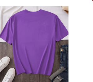 Camiseta Roja de Cuello Redondo para Mujer, Estampado de Latido de Corazón, Manga Larga, Casual, 100% Algodón Jersey, Corte Holgado, Estampado Digital - Product Image 2
