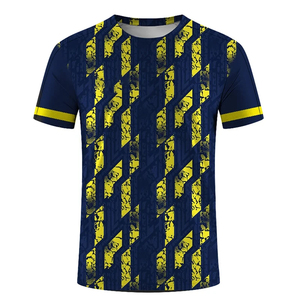 เสื้อยืดแขนสั้นผู้ชายทรงสปอร์ต ลายเรขาคณิต พิมพ์ลายแบบซับลิเมชั่น แห้งเร็ว ทรงปกติ คอกลม ผ้าถักโพลีเอสเตอร์ - Product Image 5