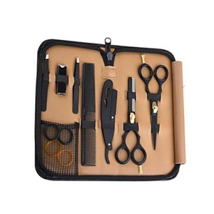 Ensemble complet d'outils de barbier en acier inoxydable avec lames affûtées pour salon de coiffure, toilettage à domicile, usage professionnel - Product Image 3