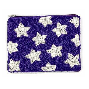 Monedero Pequeño Multicolor con Cuentas en Forma de Estrella, Ecológico, Duradero, Hecho a Mano, con Cierre de Cremallera para Llevar Efectivo y Tarjetas, para Mujer - Product Image 4