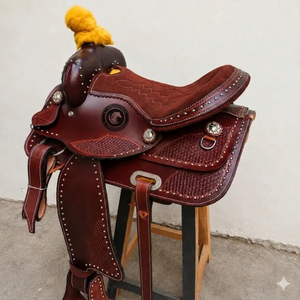 Selle anglaise pour cheval, dernière conception, confortable, entièrement personnalisée, qualité supérieure, selle western pour l'équitation - Product Image 2