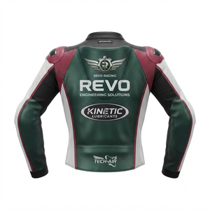 Men’s Cowhide Leather <b>Racing</b> <b>Jacket</b>/Chaqueta MotoCP Style CE Level 2 Armor Motorcycle Track Riding Protective Gear CE - Product Image 2