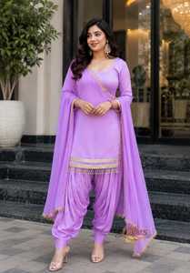 Magnifiques robes Anarkali Punjabi avec travail de sequins, taille et couleur personnalisées, vêtements traditionnels pour femmes, ensembles de vêtements indiens et pakistanais - Product Image 4