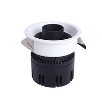 Projecteur COB 12W pour la présentation des aliments dans les restaurants, température de couleur 2800K, anti-éblouissement profond, downlight LED en aluminium