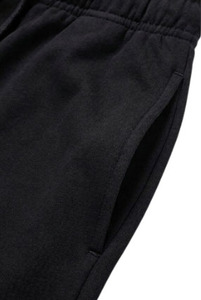 Shorts Bermuda Homme en Coton Noir Uni de Qualité Supérieure OEM, Taille Élastique avec Cordon de Serrage, Style Décontracté Taille Mi-Haute en Tissu Tissé Respirant - Product Image 4
