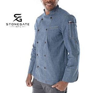 Chaqueta de Chef para la Industria Alimentaria con Material Ligero y Opciones de Personalización de Marca, Proveedor de Uniformes ODM 2026 - Product Image 2