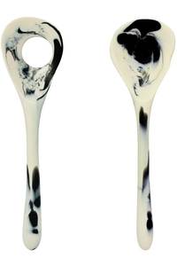 Cuchara y Tenedor para Servir Ensaladas de Resina, Utensilio de Cocina Resistente al Calor, Duradero, de Larga Duración, 2 Piezas Decorativas - Product Image 3