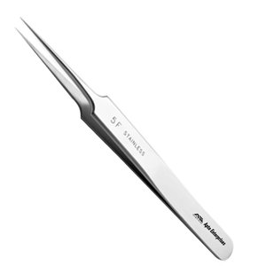 Pinzas de Joyero Suizas de 4-3/8 Pulgadas (11.2 cm), Instrumentos Médicos, Puntas de Precisión Superfinas, Pinzas de Acero Inoxidable No Magnéticas - Product Image 5