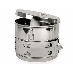 Recipiente para apósitos de acero inoxidable de calidad premium, instrumentos quirúrgicos no activos, Clase I, certificado ISO-13485, fuente de alimentación manual - Product Image 5