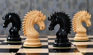 Piezas de Ajedrez Premium Serie Ferocious Elite en Madera de Ébano, Rey de 4.45 Pulgadas, al Mejor Precio - Product Image 3