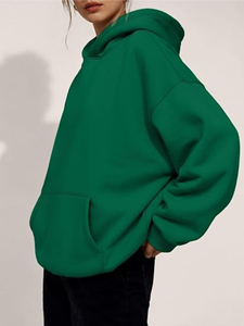Sweat-shirt à capuche unisexe en molleton épais, coupe oversize, grande taille, pour hommes - Product Image 3