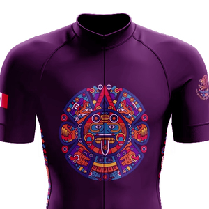 Conjunto de Uniforme de Ciclismo Sublimado Personalizado OEM, Jersey de Ciclismo de Manga Corta, Conjunto de Jersey de Ciclismo de Verano, Protección UV, Tejido Transpirable - Product Image 2
