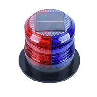 Support magnétique pour véhicule, utilisation sur autoroutes, routes, chantiers de construction, lumière d'avertissement LED en plastique alimentée par énergie solaire