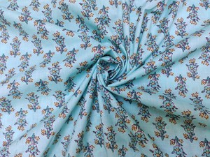 Tissu en popeline de coton écologique tissé à la main, doux et léger, idéal pour les vêtements de bébé, la décoration intérieure, les robes, les cadeaux pour filles et garçons - Product Image 1