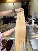 Extensions de cheveux naturels non traités vietnamiens de qualité HD 13x6 en gros, 100% cheveux humains colorés # Lace Frontal 613 Body Wave