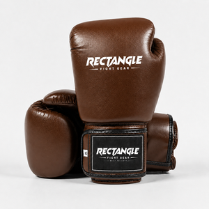 Custom Genuine Leather MMA Training Gloves Sparring Non-Slip Breathable UV Protection Full Finger Finger Slits Lace-u - Product Image 1