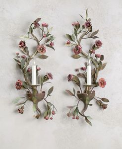 Elegant Metal Candle Wall Decorative Home Accent Iron Holder For Wedding Party And Festive Decoration - Product Image 4
