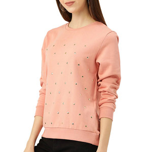 Sudadera de color claro para mujer diseñada para una experiencia de uso fácil que ofrece un ajuste cómodo y un tacto suave - Product Image 1