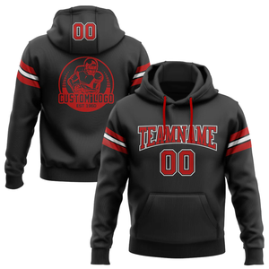 Custom Colors Sublimation Printed 100% Polyester Winter Sportswear Team Hoodies Personalized Team Name Number Logo Pullover - Product Image 2