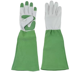 Gants de sécurité apicoles en cuir personnalisés PROTEXA INDUSTRIES de qualité supérieure, épaisseur 4 mil, stériles, à manches longues et ventilés, vente en gros - Product Image 2