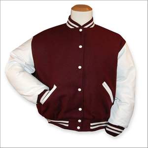 Chaqueta Bomber de Invierno Personalizada para Hombre, Diseño Varsity de Moda, Cuello Alto, Material de Lana, Estilo Urbano - Product Image 4