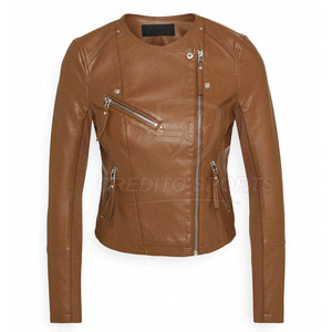 Chaqueta de Cuero para Mujer de Diseño Clásico, Estilo Moderno, Ligera para Todas las Temporadas - Product Image 5