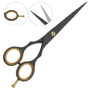Ciseaux de coiffure professionnels Morje Surgical, acier inoxydable, lame tranchante, 28 dents, légers, réutilisables, manche long, droit - Product Image 1