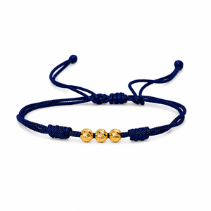 Bracelet en macramé avec cordon noir texturé plaqué or rhodié 14 carats, réglable, fait main, minimaliste, unisexe, bijoux fins, pour tous les jours - Product Image 5