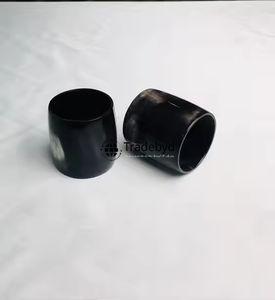 Anneau de serviette en corne artisanal de qualité supérieure, écologique, élégant, décoration de table naturelle pour cadeaux Tradebyd - Product Image 3