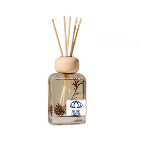 Blue Lotus Alcohol Free Eco-Friendly Lead-Free Handcrafted Rattan <b>Reed</b> <b>Diffuser</b> Sticks Cylindrical Fresh Aroma Fragrance Refill - Product Image 1