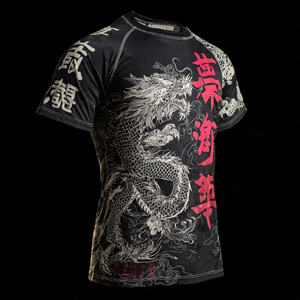 Camisetas de MMA Sublimadas OEM para Hombre, Ligeras, Camiseta de Kickboxing Sublimada para Hombre, Camiseta Estampada para Hombre - Product Image 3