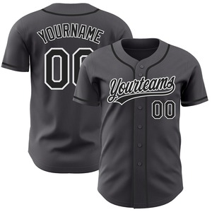 Camiseta de béisbol para hombre, uniforme deportivo personalizado de poliéster tejido, transpirable, de secado rápido, con botones al frente. - Product Image 1