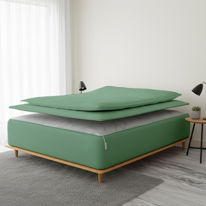 ผ้าปูที่นอนแบบรัดมุมเกรดโรงแรมหรู |   ดีไซน์ซิปปิดง่าย |   ผ้าเนื้อนุ่มระบายอากาศได้ดี |   ที่นอนยึดติดแน่น ไม่ยับ - Product Image 2