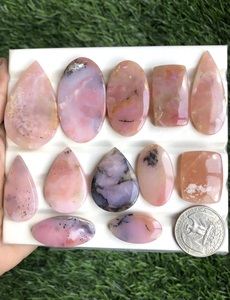 Cabochon en opale rose, formes et tailles variées, meilleur cabochon en opale rose naturelle pour la création de bijoux et de projets DIY. - Product Image 2