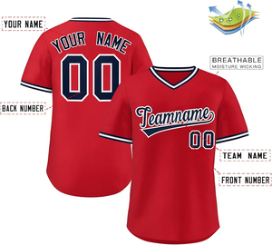 Camiseta de Béisbol con Número Bordado Antibacterial, Impresión por Transferencia de Calor, Talla Grande, Estilo Fresco, Cierre de Botones, Transpirable y de Secado Rápido - Product Image 4