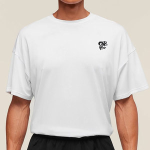 T-shirts amples pour hommes, style moderne, coutures durables, tissu premium, coupe ample, vêtements décontractés pour le fitness - Product Image 1