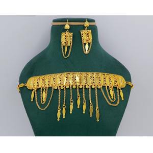Martasha DesignerอิสลามรอมฎอนพิเศษGoldplated UAEเครื่องประดับพิเศษดูไบเครื่องประดับสร้อยคอต่างหูชุดเครื่องประดับภาษาอาหรับ - Product Image 4