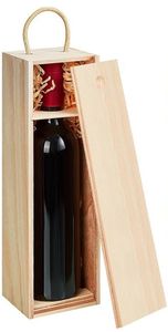 Boîte à vin en bois de luxe avec poignée en corde pour emballage de bouteilles haut de gamme, cadeaux de mariage, cadeaux d'entreprise et événements - Product Image 3