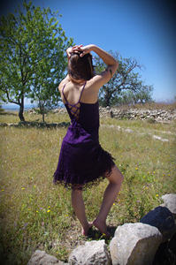 Robe Noire Élvenque en Dentelle Dos Nu Gothique Bohème Pixie Fée Elfe pour Femme Tenue de Festival Vêtement de Soirée Cadeau pour Elle - Product Image 3